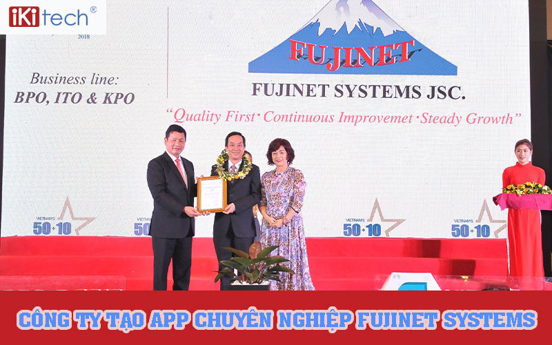 Công ty tạo app chuyên nghiệp Fujinet Systems