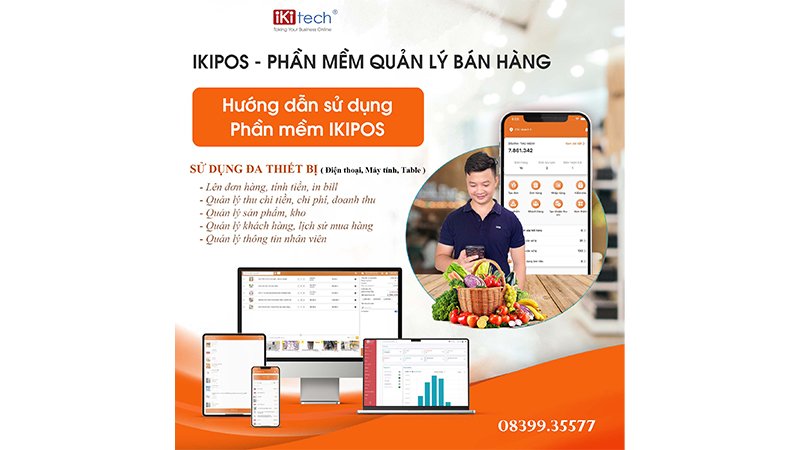 Hướng dẫn đăng ký và sử dụng phần mềm quản lý bán hàng miễn phí IKIPOS